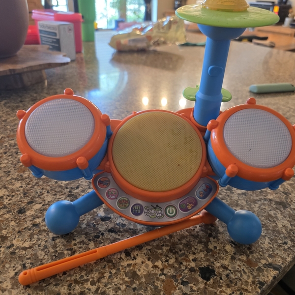 Colorful Kids Drum Set with Interactive Features - Picture 1 of 1